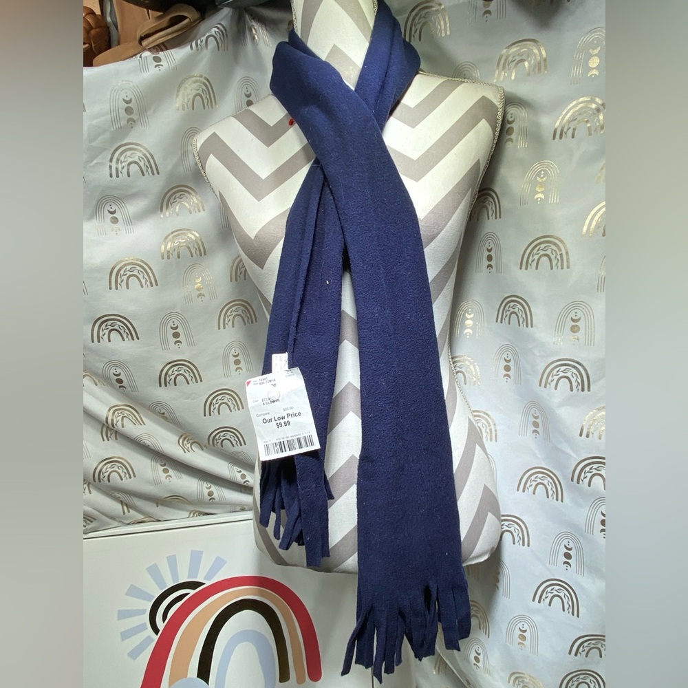 Navy Blue Scarf